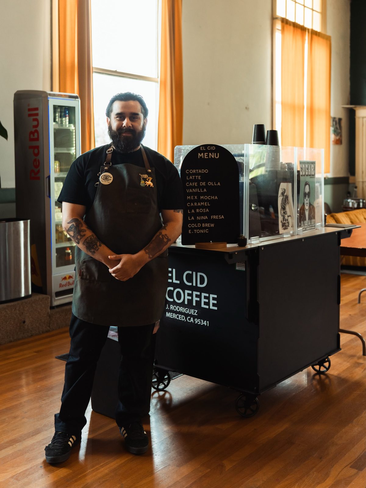Joe Rodriguez, owner and roaster of El Cid Coffee